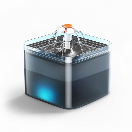 Pebble, LED Water Fountain for Cats