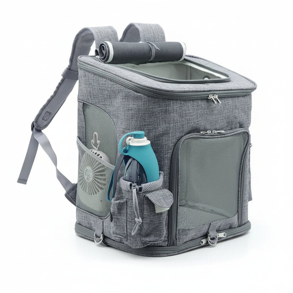 Snowdrop, Foldable Travel Backpack for Cats