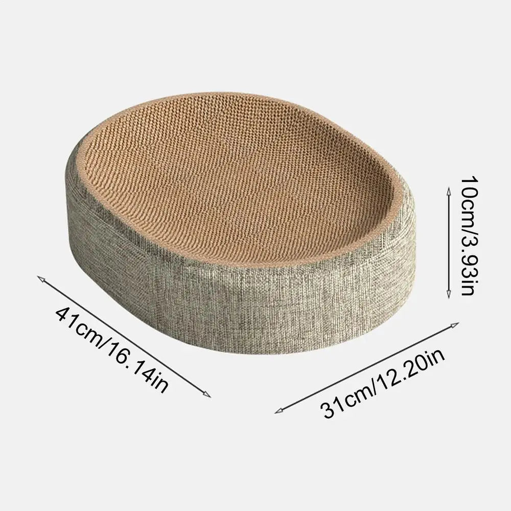 Pearl, Oval Scratching Lounge for Cats