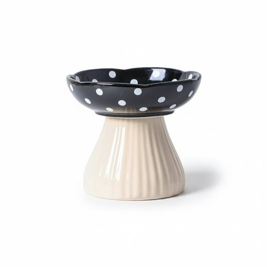 Shale, Mushroom Resin Feeding Bowl for Cats