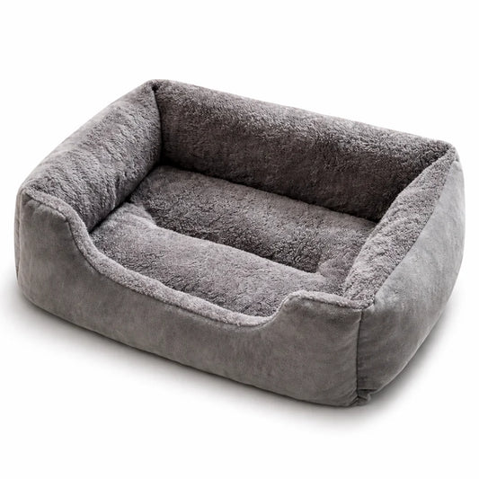 Bed for Cats Pet Products Cushions Kitten Winter Accessories - Gray