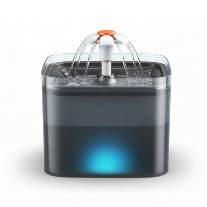 Pebble, LED Water Fountain for Cats