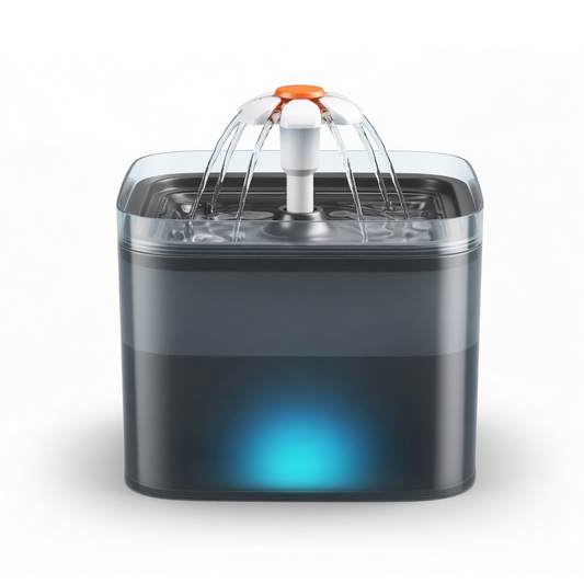 Pebble, LED Water Fountain for Cats