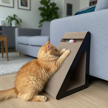 Sorrel, Cardboard Triangle Scratcher for Cats