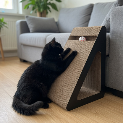 Sorrel, Cardboard Triangle Scratcher for Cats