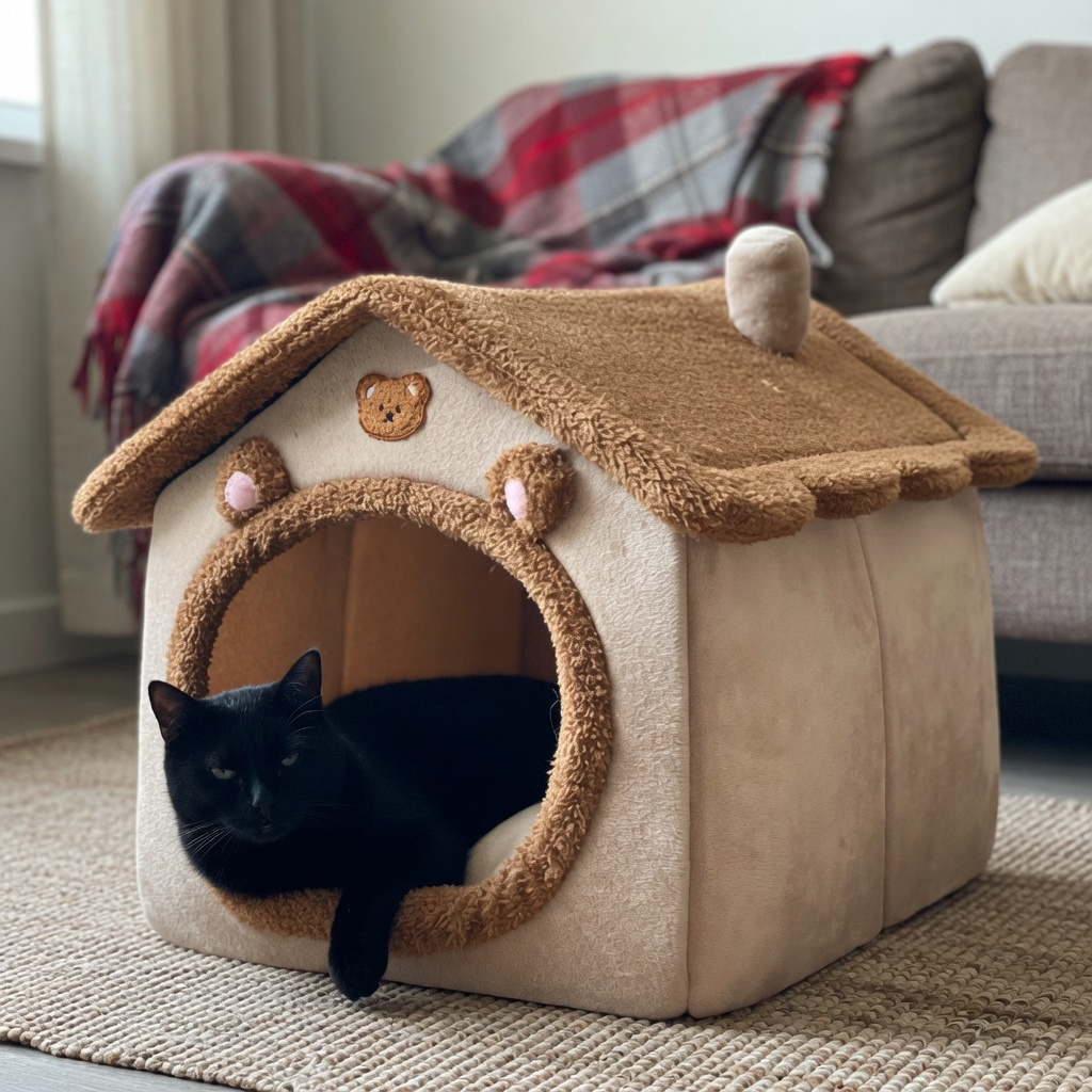 Campion, Removable Washable Bed House for Cats