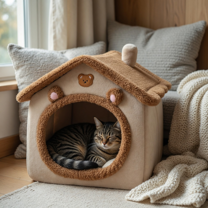 Campion, Removable Washable Bed House for Cats