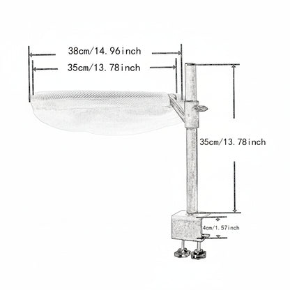 Swift, Desk Mount Rotatable Bed for Cats