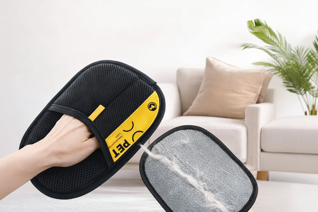 Nitol, Pet Hair Removal for Cats Grooming Glove Reusable Washable
