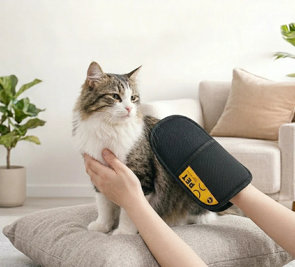 Nitol, Pet Hair Removal for Cats Grooming Glove Reusable Washable
