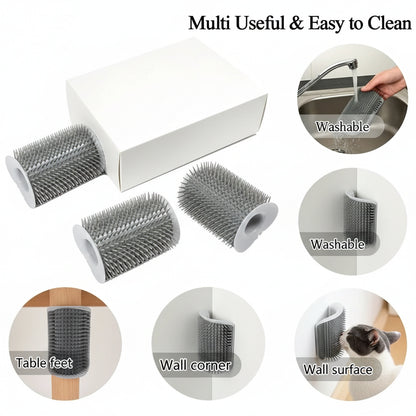 Medlar, Self-Service Corner Grooming Comb for Cats