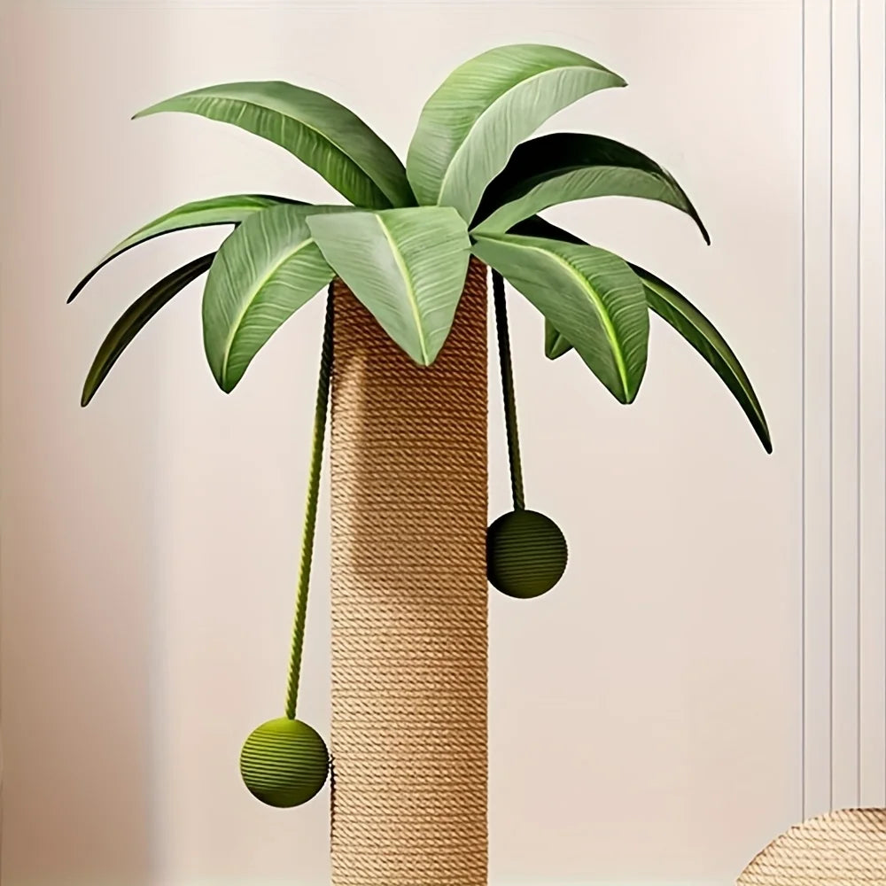 Reed, Coconut Tree Scratching Tower for Cats