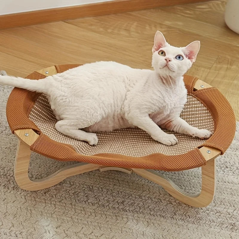 Marsh, Elevated Cooling Hammock Bed for Cats