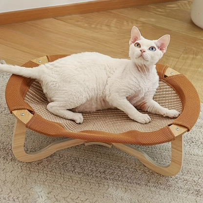 Marsh, Elevated Cooling Hammock Bed for Cats