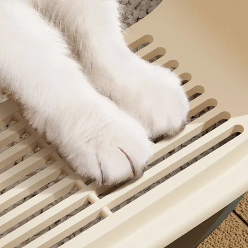 Mulberry, Semi-Enclosed Litter Tray for Cats