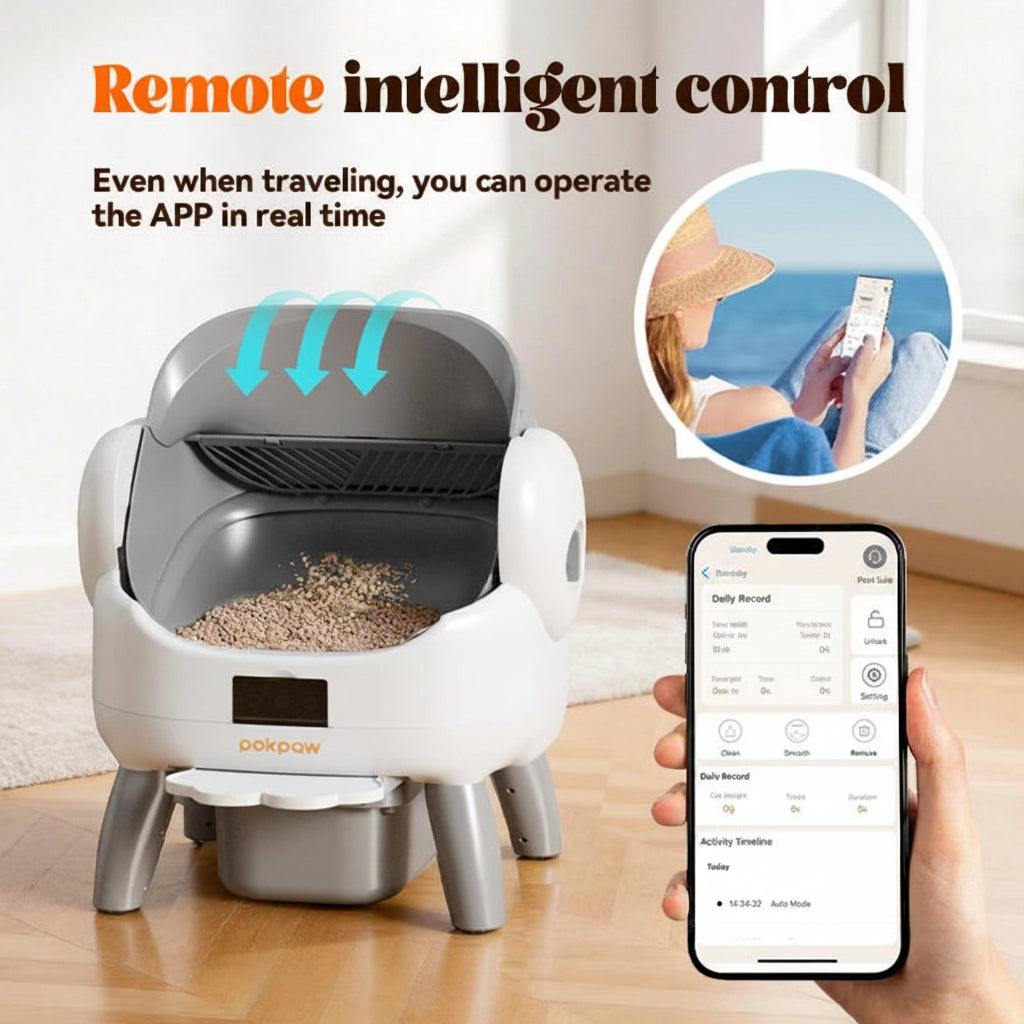 Hazel, Automatic App Controlled Litter Box for Cats