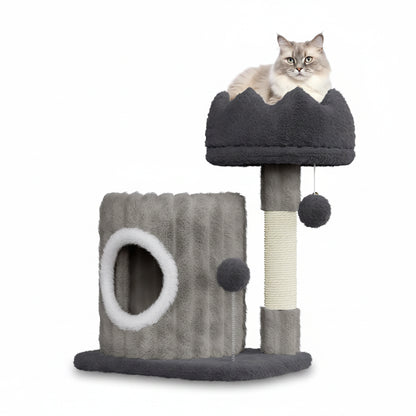 Spruce, Small Cat Tree with Cave for Cats