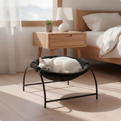 Meadow, Elevated Metal Frame Bed for Cats