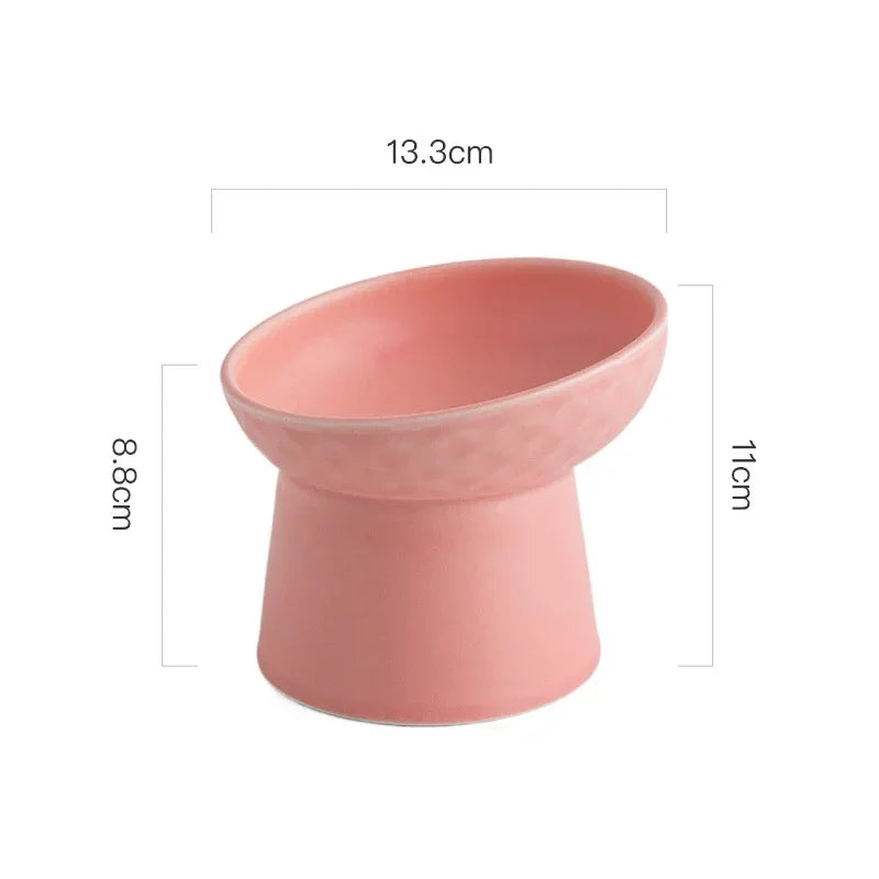 Amber, Nordic Style Ceramic Bowl for Cats