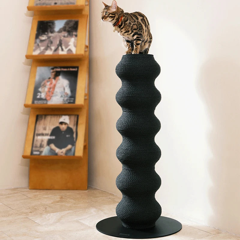 Bryony, Stainless Steel Scratching Tower for Cats