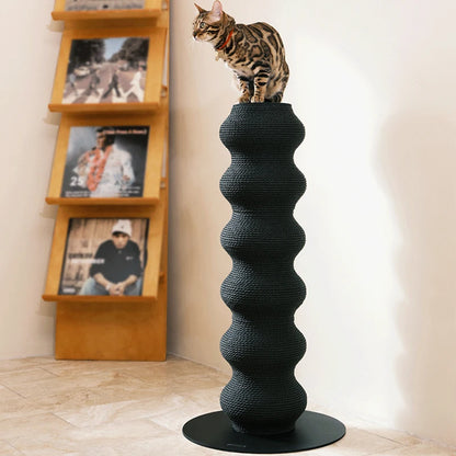 Bryony, Stainless Steel Scratching Tower for Cats