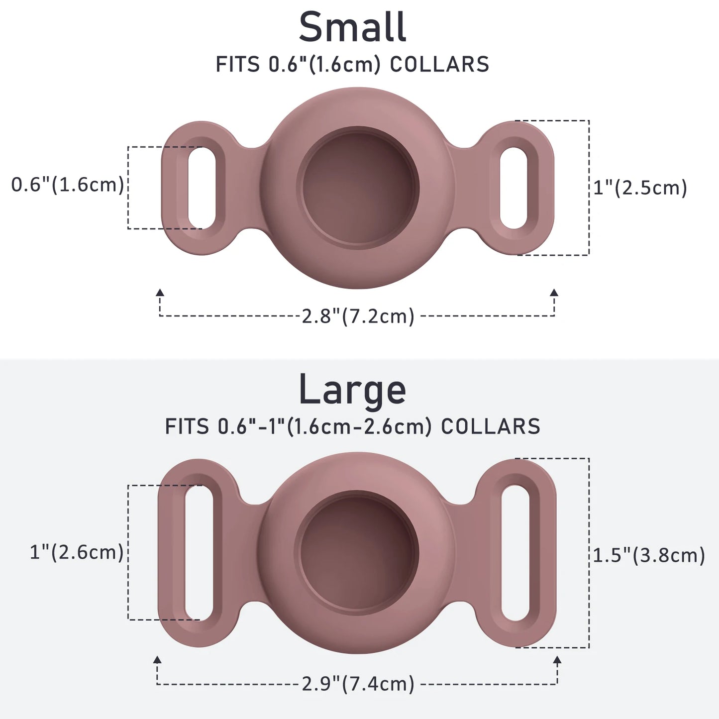 Hornbeam, Silicone AirTag Case for Cat Collars