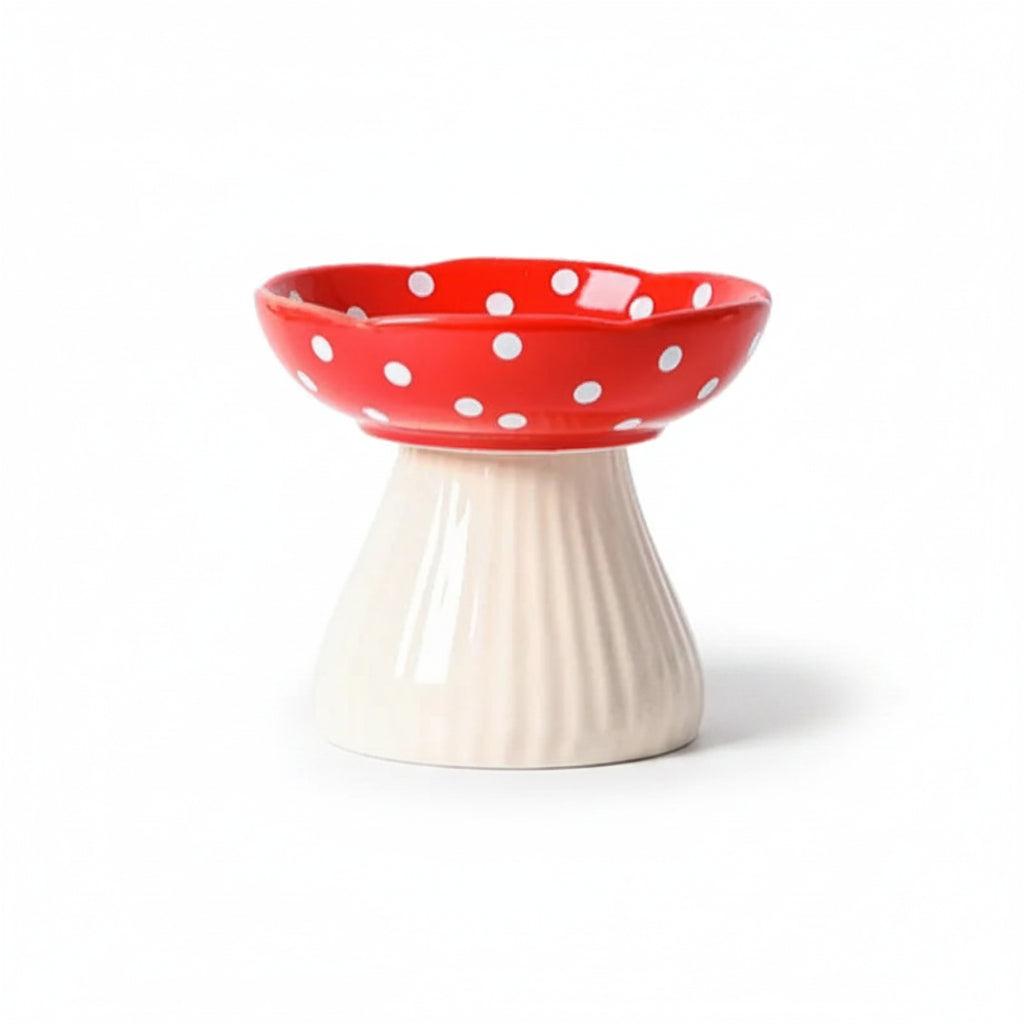Shale, Mushroom Resin Feeding Bowl for Cats