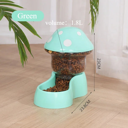 Cobble, Mushroom Feeder and Water Dispenser for Cats