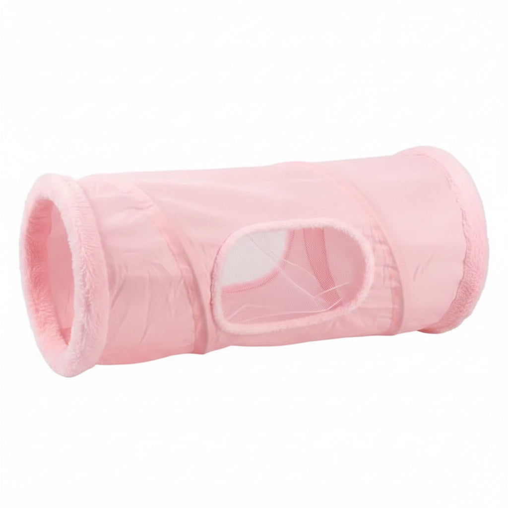 Bluebell, Foldable Suede Play Tunnel for Cats