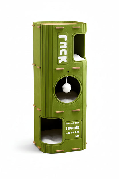 Clay, Multi-Layer Closed Cat Tree for Cats