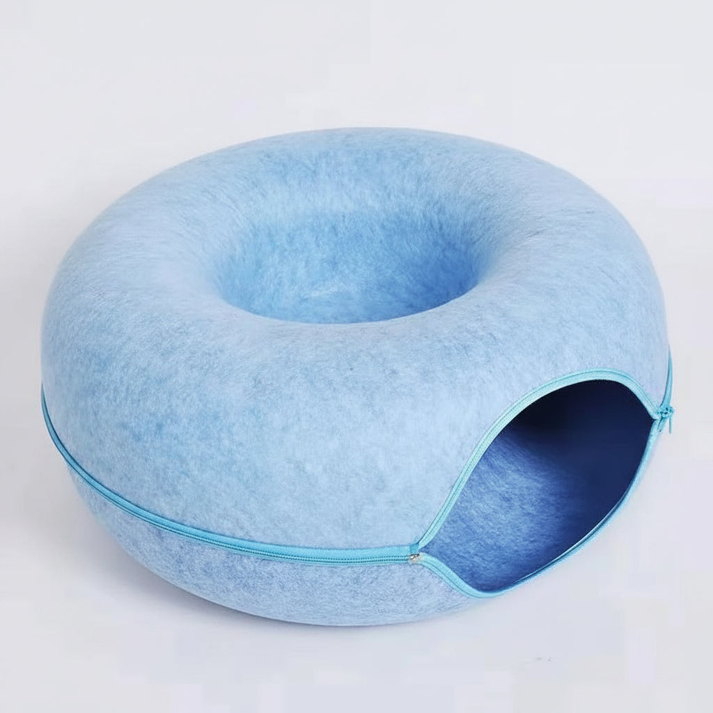 Woad, Washable Donut Tunnel Cave for Cats