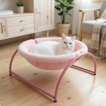 Meadow, Elevated Metal Frame Bed for Cats