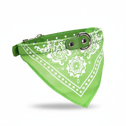 Jasper, PU Collar with Scarf for Cats