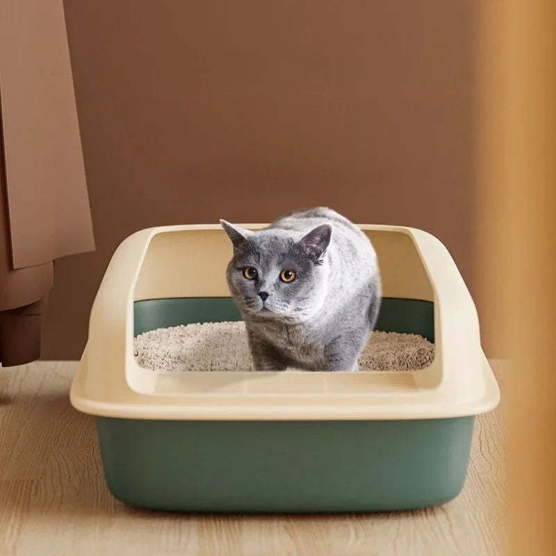Mulberry, Semi-Enclosed Litter Tray for Cats