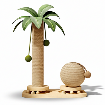 Reed, Coconut Tree Scratching Tower for Cats
