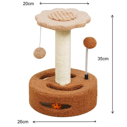 Borage, Sunflower Sisal Tree for Cats