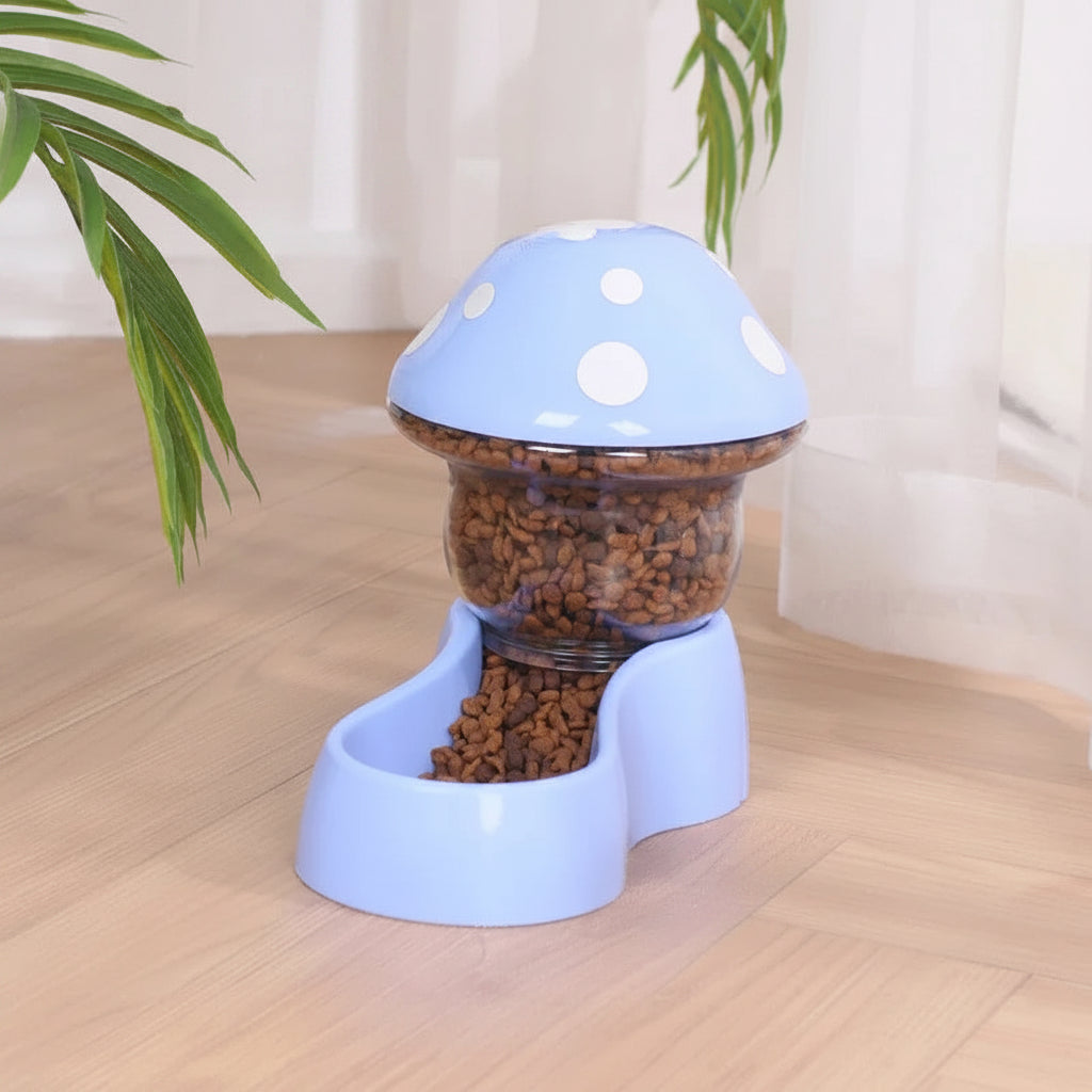 Cobble, Mushroom Feeder and Water Dispenser for Cats
