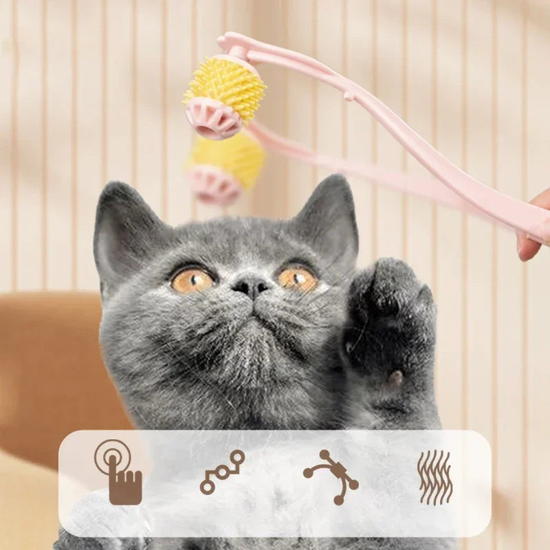 Otter, Detachable Roller Massage Brush for Cats
