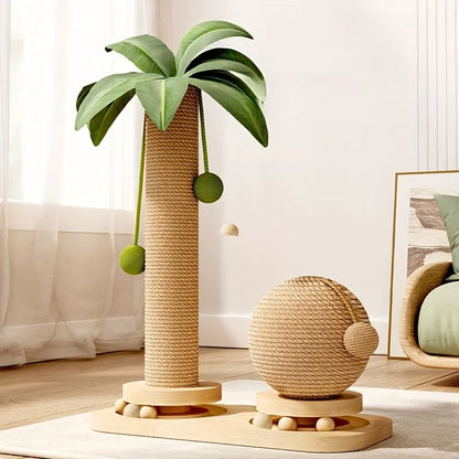 Reed, Coconut Tree Scratching Tower for Cats