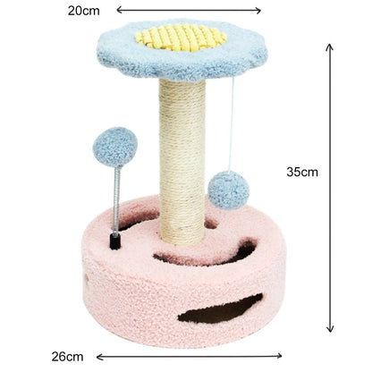 Borage, Sunflower Sisal Tree for Cats