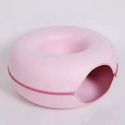 Woad, Washable Donut Tunnel Cave for Cats