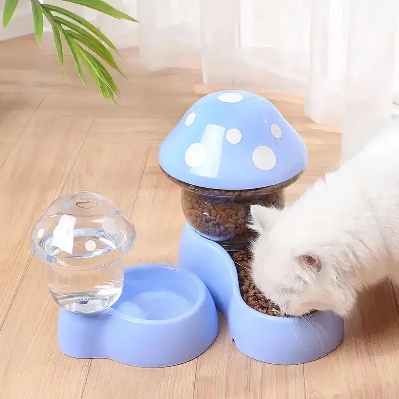 Cobble, Mushroom Feeder and Water Dispenser for Cats