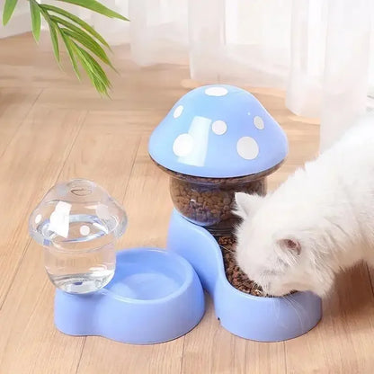 Cobble, Mushroom Feeder and Water Dispenser for Cats