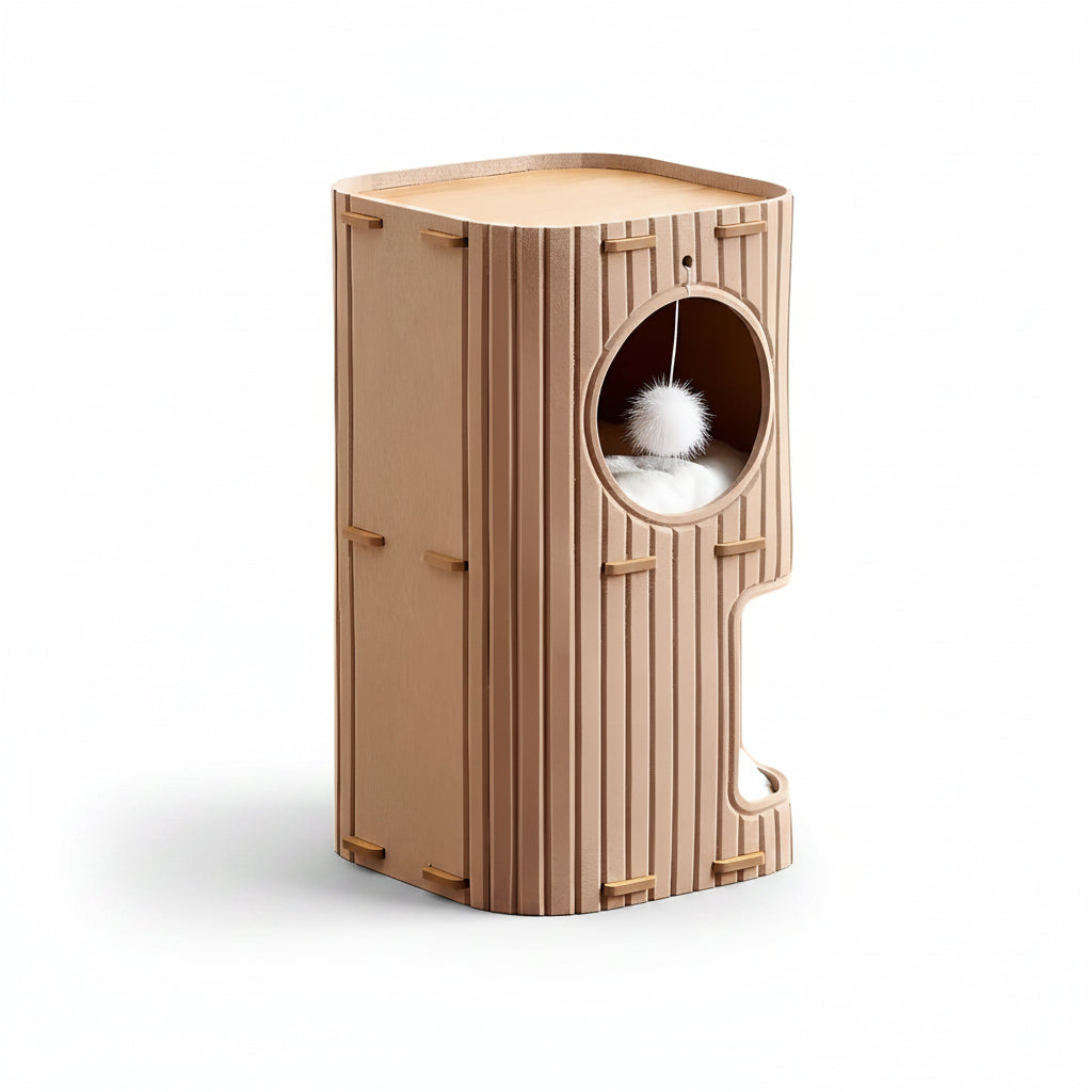 Clay, Multi-Layer Closed Cat Tree for Cats