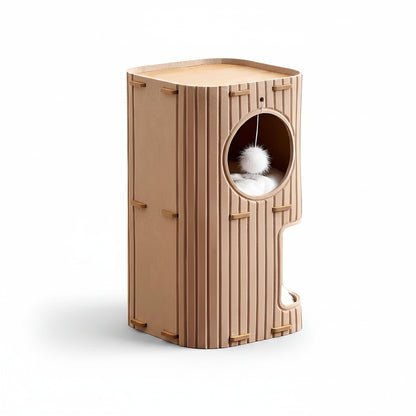 Clay, Multi-Layer Closed Cat Tree for Cats