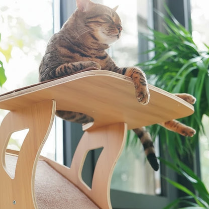 Sandpiper, Wooden Ladder Climbing Frame for Cats