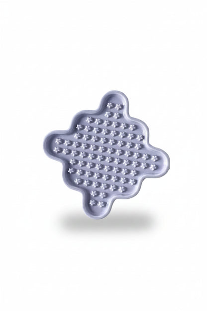 Saffron, Ceramic Slow Feed Lick Tray for Cats