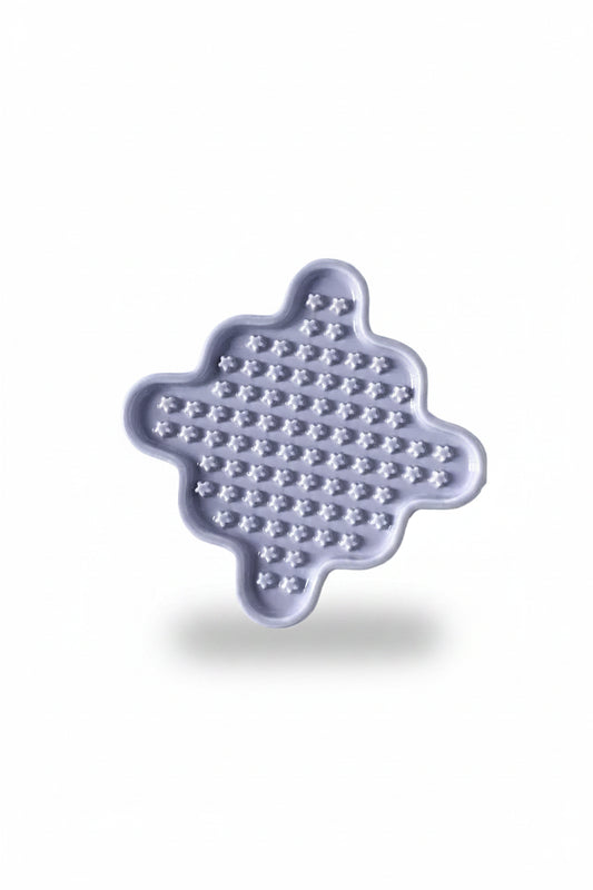 Saffron, Ceramic Slow Feed Lick Tray for Cats