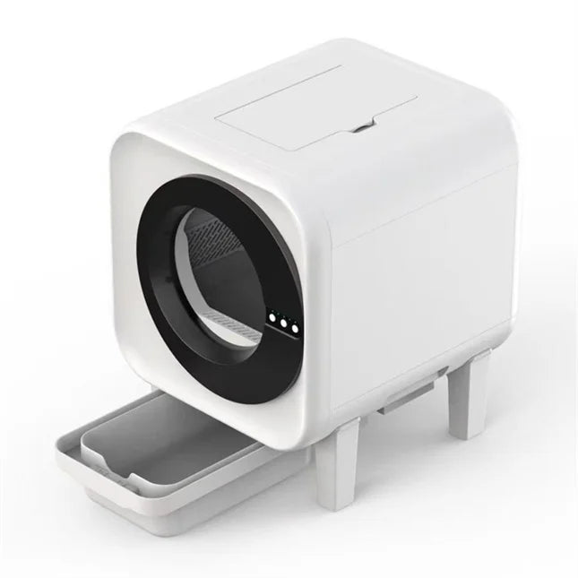 Grove, Enclosed Self-Cleaning Litter Box for Cats