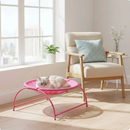Meadow, Elevated Metal Frame Bed for Cats